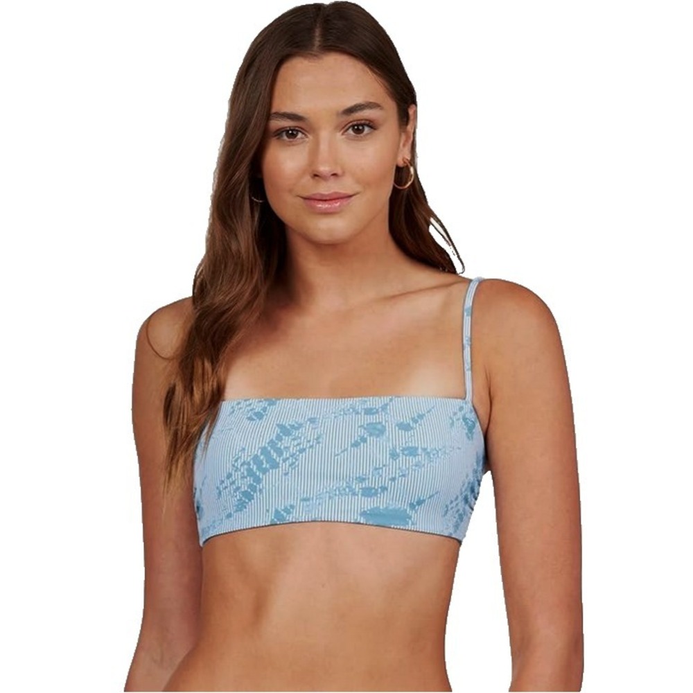 Women's Size L - Roxy Sea & Waves Reversible Printed Bandeau